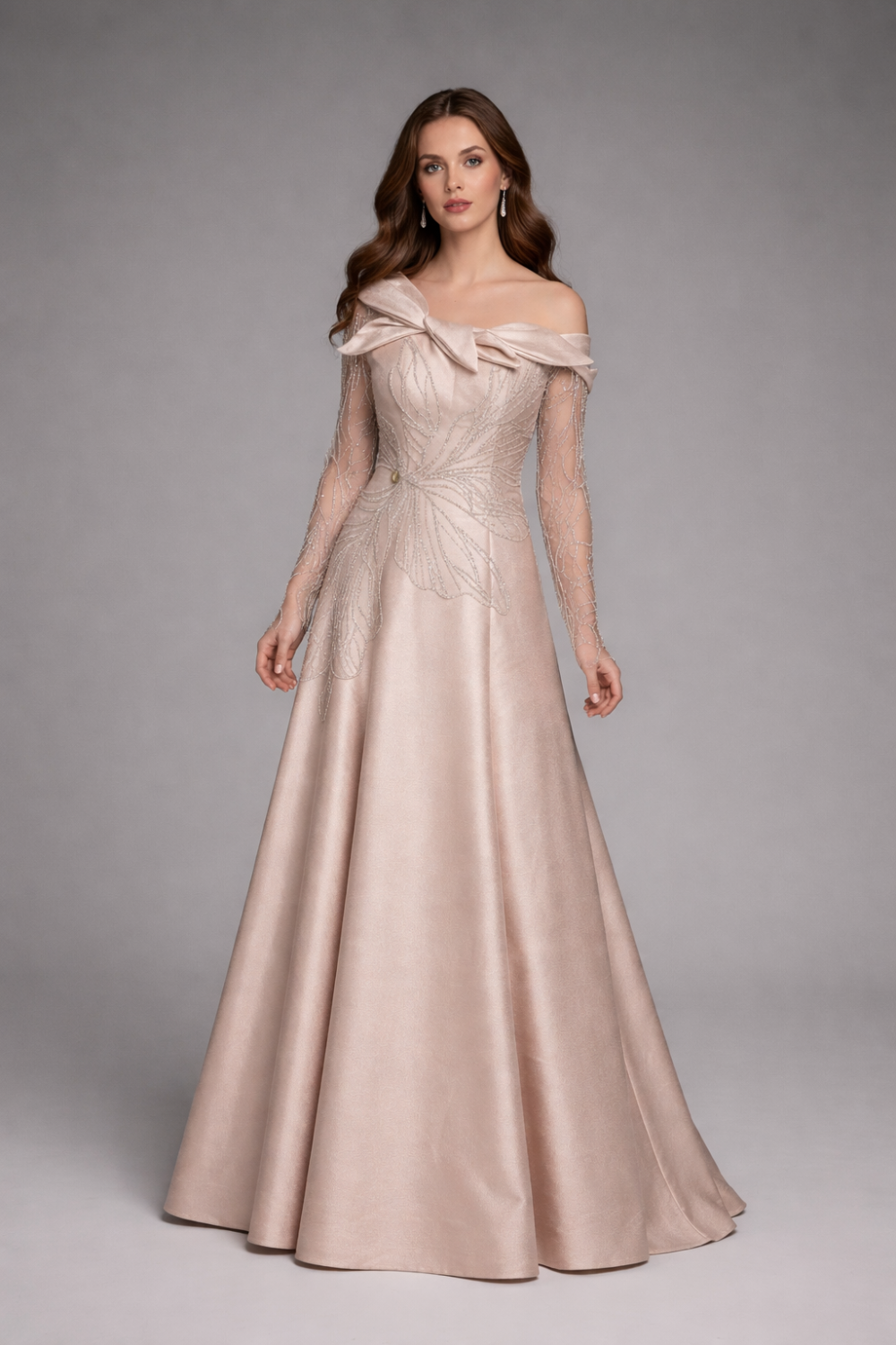 فستان سهرة بيبي بنك يعطي وسط مقاس L