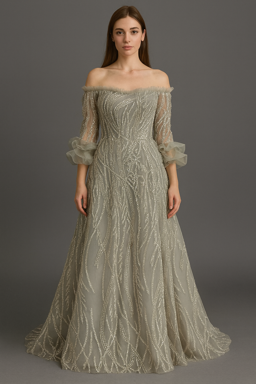 فستان سهرة تفني