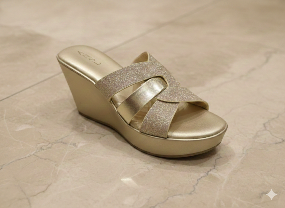 حذاء كعب عريض C